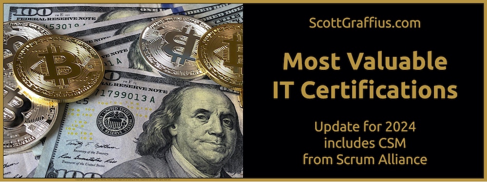 Most Valuable IT Certifications - Update for 2024 - Scott_Graffius_com - Blg Sctn and Sq - 10 - CSM - LwRes