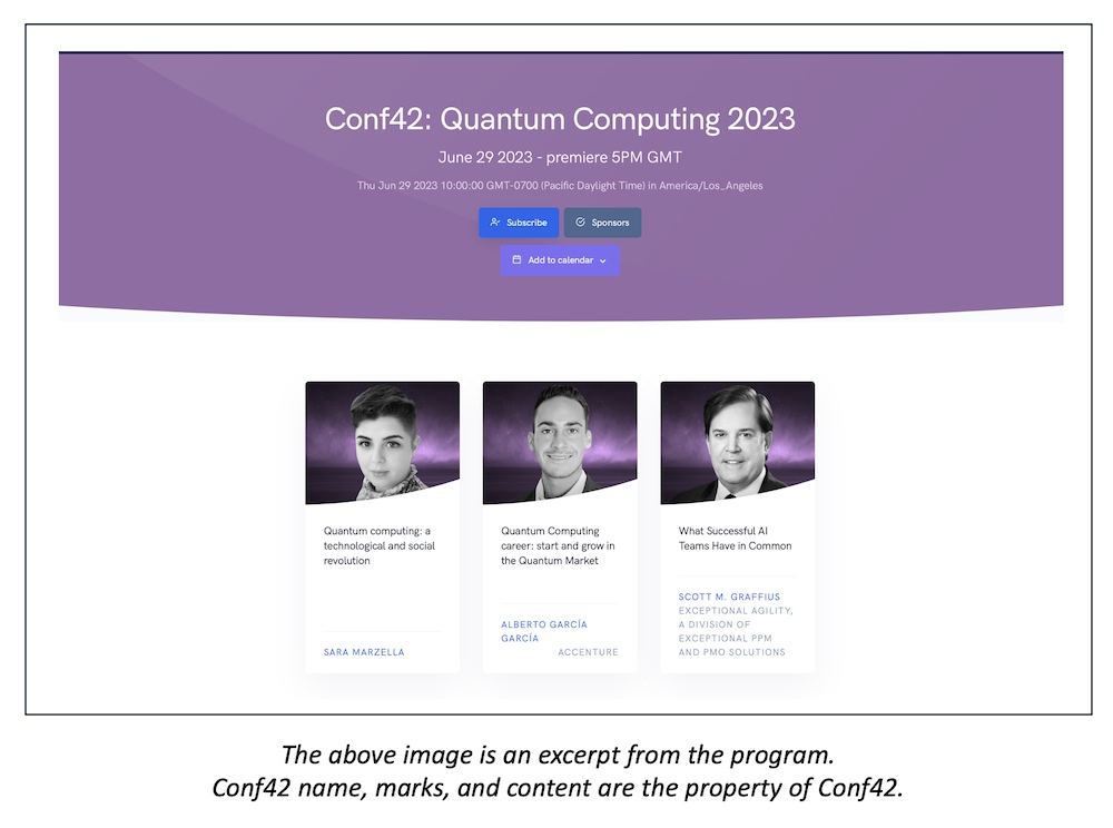 Scott M Graffius - Conf42 Quantum Computing Conference - Excerpt from Program