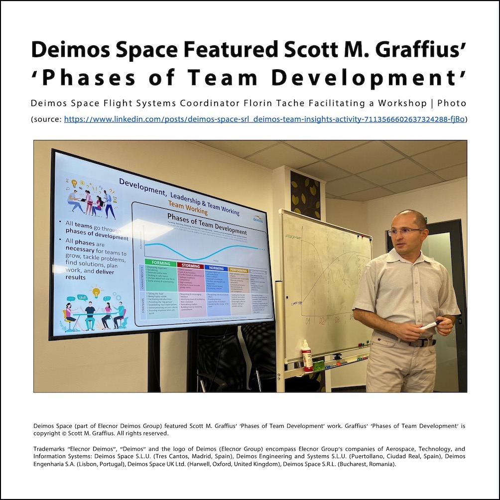 Scott M Graffius Phases of Team Development Featured by Deimos Space - Excerpt 1 - LwRes